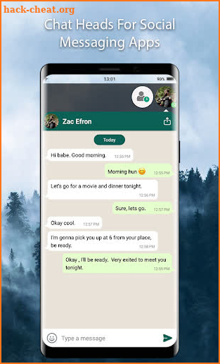 Chit-Chat : Whatsbubble Direct Chat Heads For All screenshot