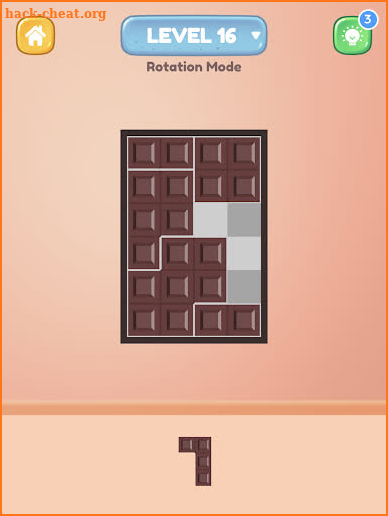 Chocolate Bar Puzzle screenshot