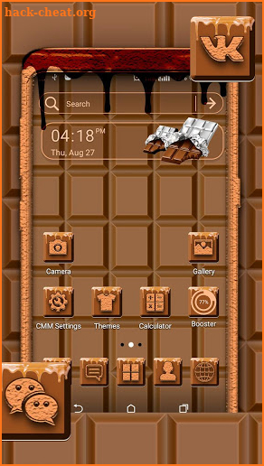 Chocolate Bar Theme Launcher screenshot