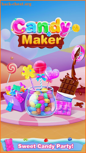 Chocolate Candy Bar - Flavored Candy Sweet Maker screenshot