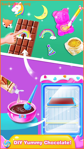 Chocolate Candy Bar - Flavored Candy Sweet Maker screenshot