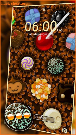 Chocolate Candy Launcher Theme screenshot