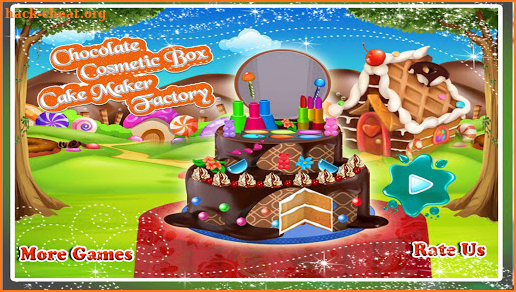 Chocolate Cosmetic Box Cake Maker Factory screenshot