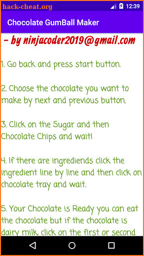Chocolate GumBall Maker screenshot