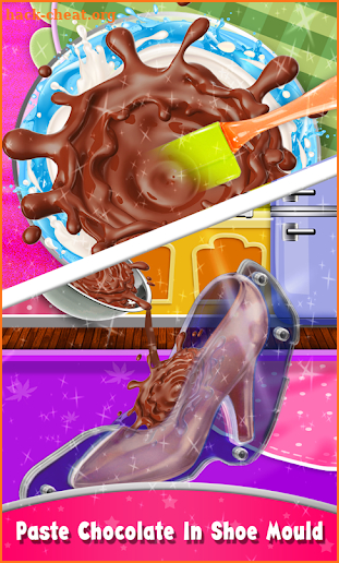Chocolate High Heel Shoe Maker! DIY Cooking Game screenshot