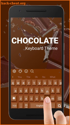 Chocolate Keyboard Theme screenshot
