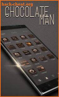 Chocolate Man GOLauncherTheme screenshot