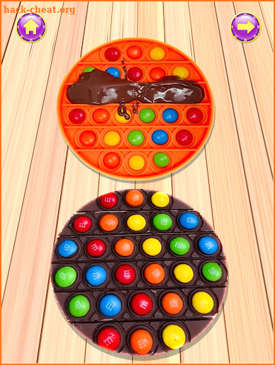 Chocolate Pop It DIY Games screenshot