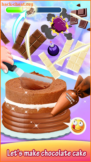 Chocolate Rainbow Cake - Cake Love screenshot