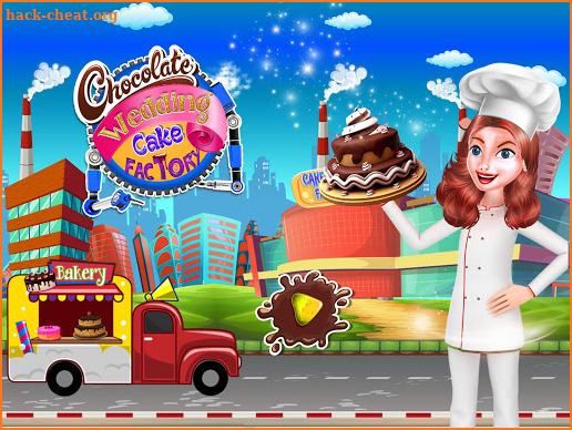 Chocolate Wedding Cake Factory: Fun Cooking Game screenshot