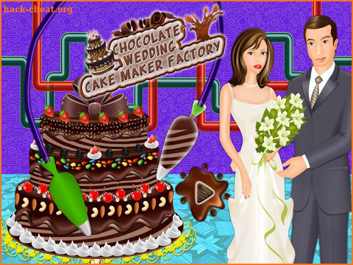 Chocolate Wedding Cake Maker Factory screenshot