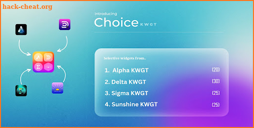 Choice KWGT screenshot