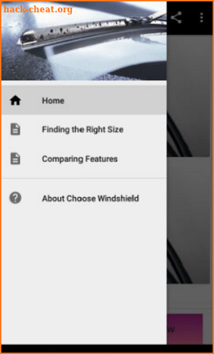Choose Windshield Wiper Blades screenshot