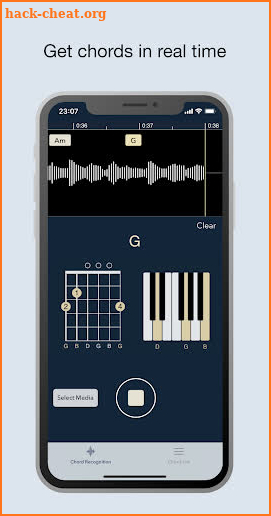 Chord AI - Real time Chord Recognition screenshot