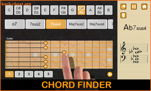 Chord Analyser (Chord Finder) screenshot