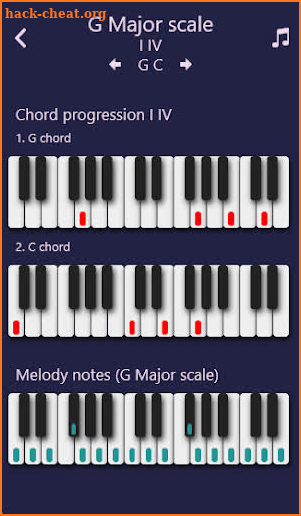 Chord Progression Reference screenshot