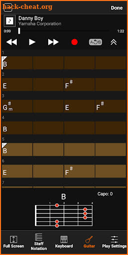 Chord Tracker screenshot