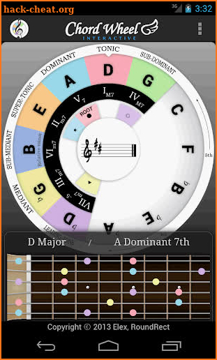 Chord Wheel : Circle of 5ths screenshot