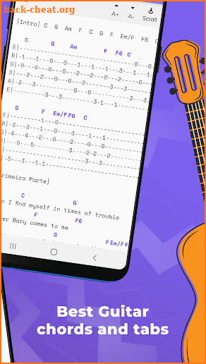 ChordCloud: Guitar Chords with Songs & Lyrics Tabs screenshot