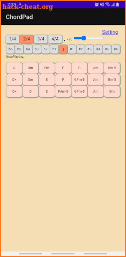 Chordpad - Instruments screenshot