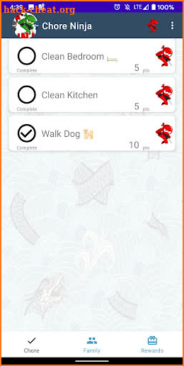 Chore Ninja - Chore App for Families screenshot