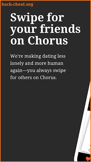 Chorus: Matchmaking App screenshot