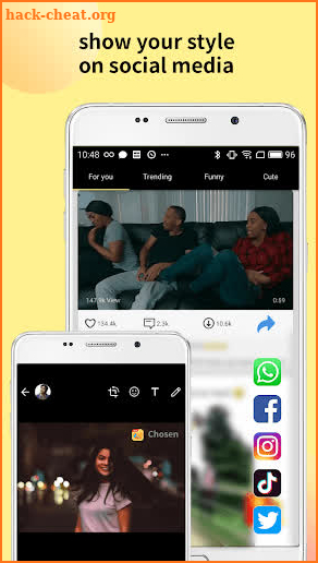 Chosen - hot videos for status, timeline and story screenshot