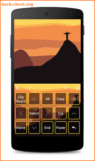Christ Mountain Keyboard Theme screenshot