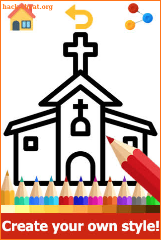 Christian Coloring Pages: Christian Coloring Books screenshot