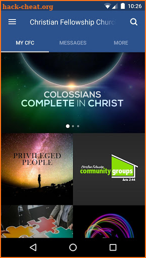 Christian Fellowship Church screenshot