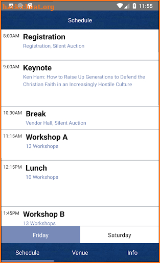 Christian Heritage Conference screenshot