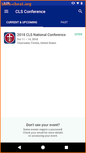 Christian Legal Society 2018 National Conference screenshot