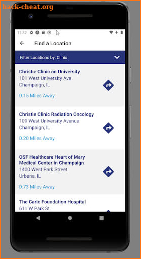 Christie Clinic screenshot