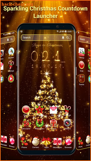 Christmas 3D Launcher & Countdown Widget screenshot
