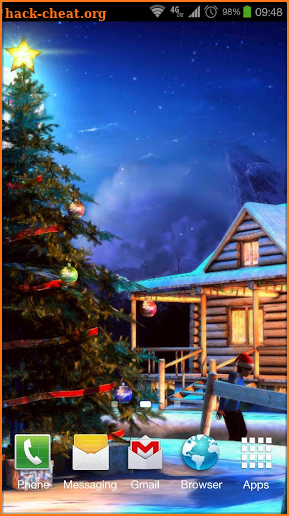 Christmas 3D Live Wallpaper screenshot