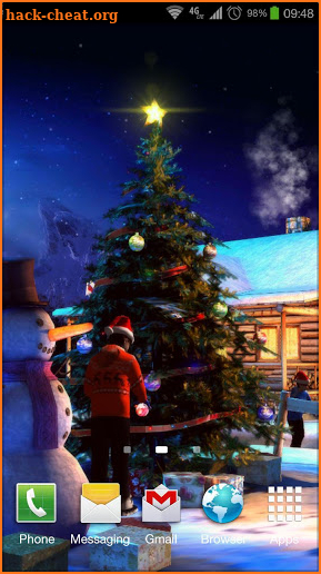 Christmas 3D Live Wallpaper screenshot