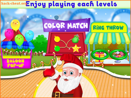 Christmas Adventure FunFair - Amusement Park Game screenshot