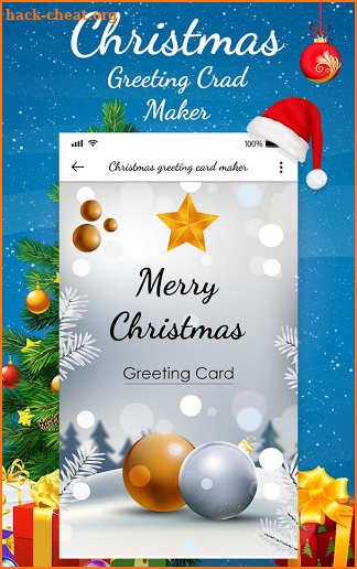 Christmas & New Year Greeting Card Maker screenshot