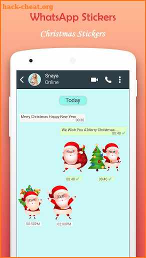 Christmas And New Year Stickers For Whatsapp screenshot
