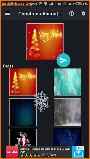 Christmas Animated Watch Face screenshot