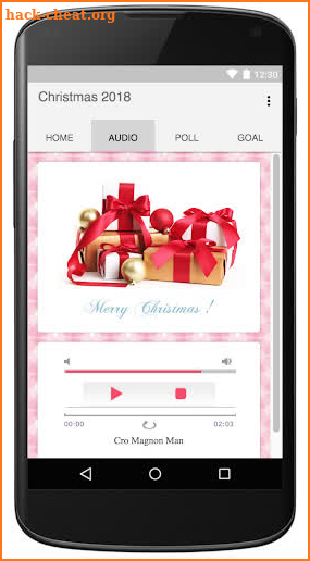 Christmas App screenshot