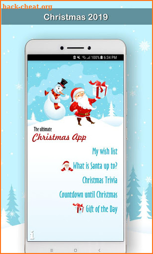 Christmas App 2019 screenshot