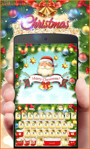 Christmas Bell Keyboard Theme screenshot