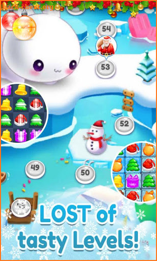 Christmas Candy - Santa Claus's Matching Adventure screenshot