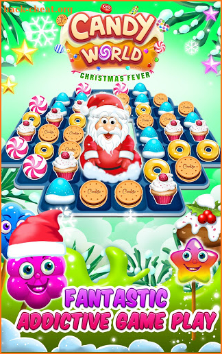 Christmas Candy World - Santa's Match 3 Game screenshot