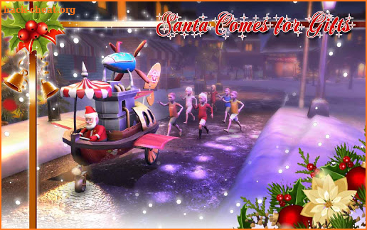 Christmas Car Rush Gifts Delivery: Santa New Game screenshot