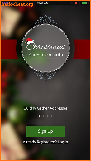 Christmas Card Contacts screenshot