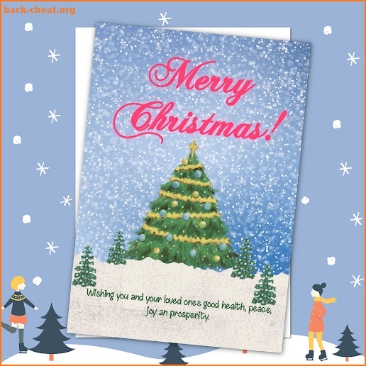 Christmas card maker & Wishes screenshot