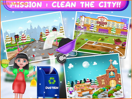 Christmas City Cleaning Time -  Cleanup Activities screenshot