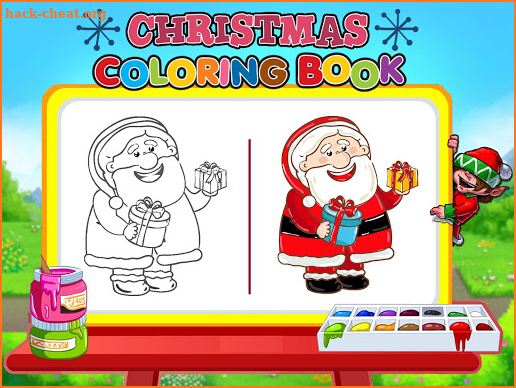 Christmas Color Book For Kids Free screenshot
